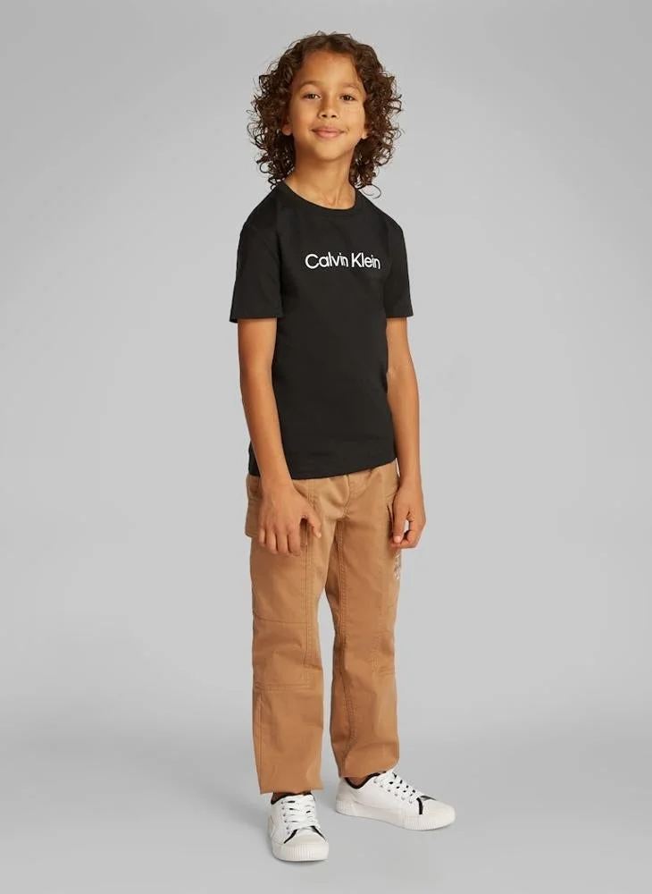 Calvin Klein Jeans Kids Graphic Crew Neck T-Shirt